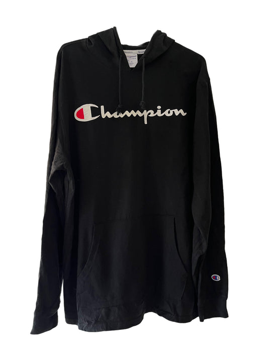 CHAMPION HOODIE BLACK SIZE XL