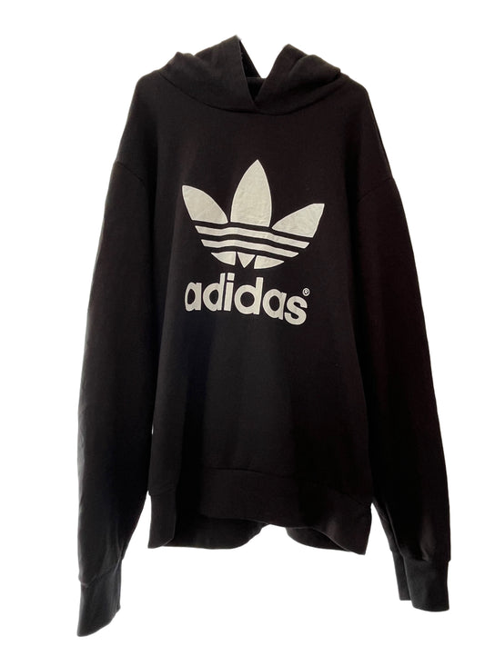 ADIDAS HOODIE BLACK SIZE L