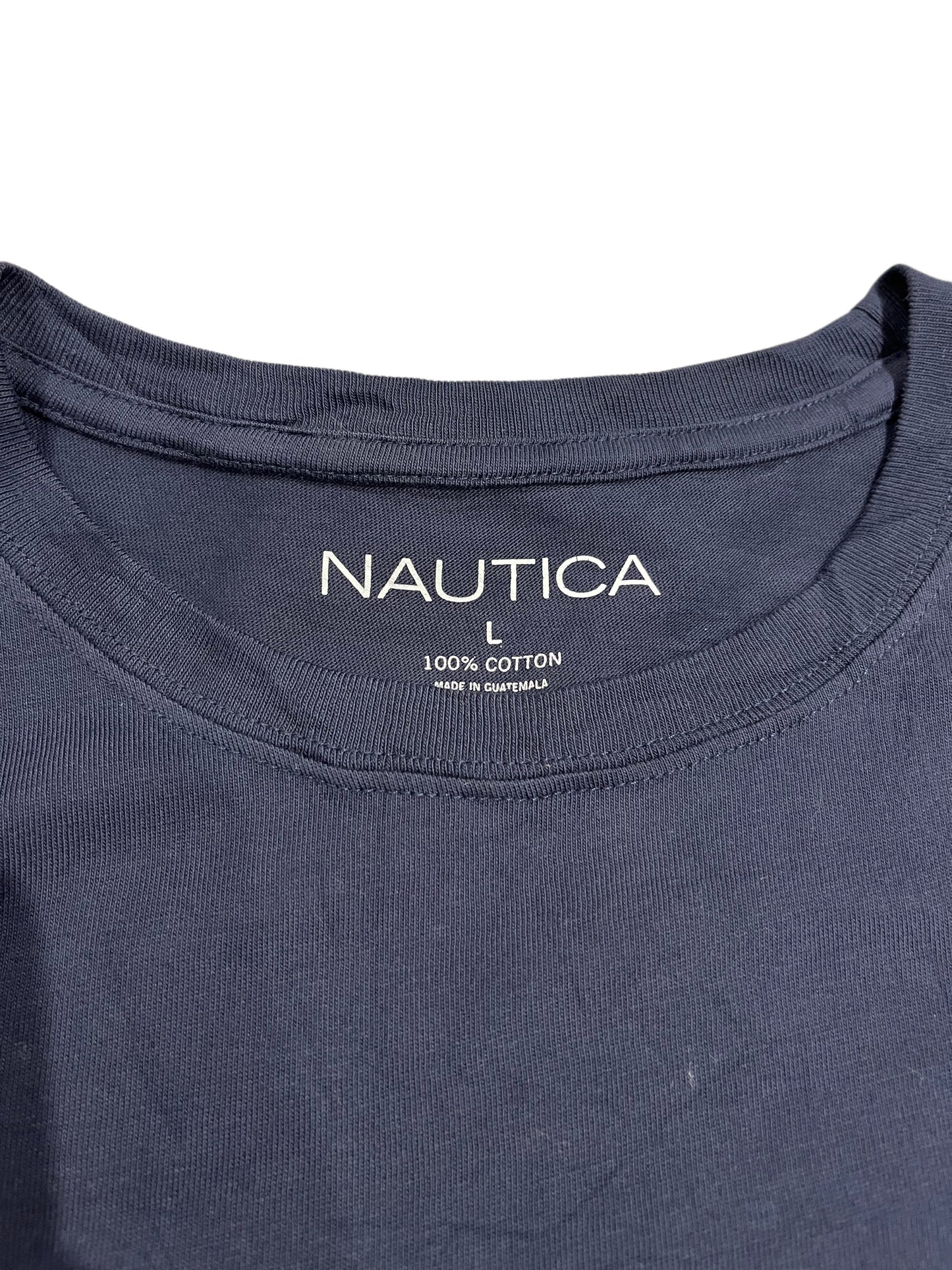 NAUTICA T SHIRT BLUE SZE L